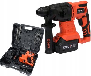 Młotowiertarka Yato YATO MŁOTOWIERTARKA AKUMULATOROWA UDAROWA SDS+ 18V 3Ah Z FUNKCJĄ PODKUWANIA 4
