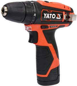 Wiertarko-wkrętarka Yato KOMPAKTOWA WKRĘTARKA AKUMULATOROWA 12V 30Nm AKUMULATOR 2Ah + ŁADOWARKA YATO 3