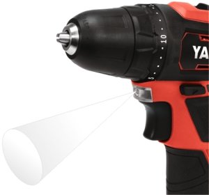 Wiertarko-wkrętarka Yato KOMPAKTOWA WKRĘTARKA AKUMULATOROWA 12V 30Nm AKUMULATOR 2Ah + ŁADOWARKA YATO 8