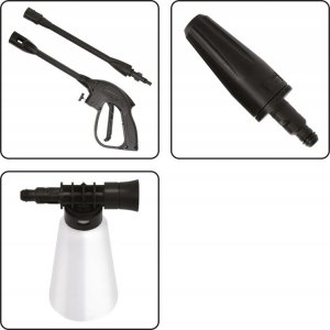 Myjka ciśnieniowa Yato MYJKA CIŚNIENIOWA YATO 1500W 12MPa KOŃCÓWKA TURBO PIANOWNICA DO CZYSZCZENIA 5