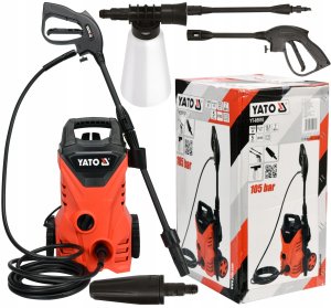 Myjka ciśnieniowa Yato MYJKA CIŚNIENIOWA YATO 1500W 12MPa KOŃCÓWKA TURBO PIANOWNICA DO CZYSZCZENIA 7