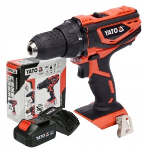 Wiertarko-wkrętarka Yato YATO WIERTARKO WKRĘTARKA 18V 40Nm 2 BIEGI AKUMULATOROWA KORPUS BEZ BATERII 10