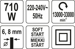Frezarka Yato 710 W 13