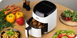 Frytkownica beztłuszczowa Zelmer Frytkownica beztłuszczowa Zelmer ZAF3551W 1200W 3,5L Termoobieg Biała 8