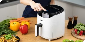 Frytkownica beztłuszczowa Zelmer Frytkownica beztłuszczowa Zelmer ZAF3551W 1200W 3,5L Termoobieg Biała 9