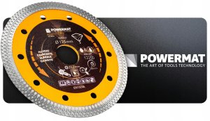 Powermat TARCZA DIAMENTOWA 125MM 1,4MM DO CIĘCIA BETONU GRESU CERAMIKI BRUKU SPIEKU 17