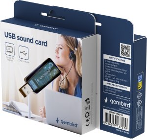Karta dźwiękowa Gembird Karta dźwiękowa/Adapter dźwięku "Virtus" SC-USB-02 USB Gembird 4