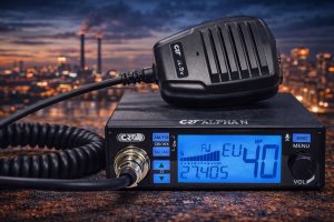 CB Radio CRT Radio CB CRT Alpha N 12/24V AM/FM NRC VOX ECHO ASQ CTCSS DCS 4