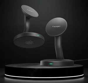 Ładowarka Spigen SPIGEN EF151MS ESSENTIAL MAGNETIC MAGSAFE WIRELESS CHARGER 15W BLACK 3