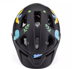Wozinsky WOZINSKY Kask rowerowy dziecięcy odpinanym daszkiem 48-52 cm - czarny 7