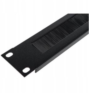 Adam Hall Panel maskujący szczotkowy szafa Rack 19" 1U stal 87221 BRUSH 3