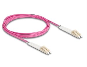 Konwerter Delock Kabel światłowodowy LC Duplex do LC Duplex Multimode OM4 kątowy 2 m 2