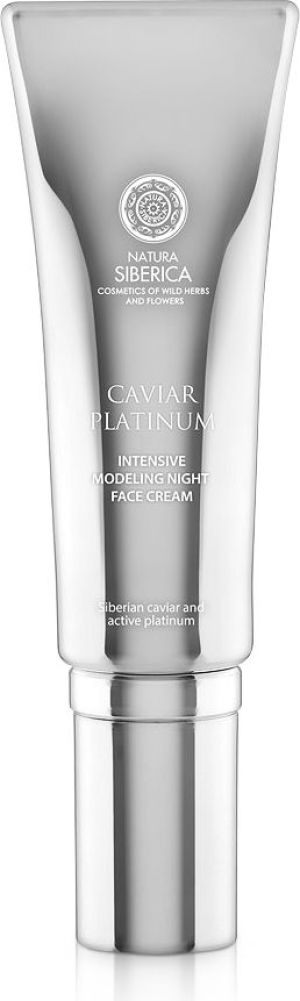 Natura Siberica Caviar Platinum Intensive Modeling Night Face Cream intensywnie modelujący krem do twarzy na noc 30ml 1