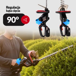 Lehmann HG Nożyce akumulatorowe do żywopłotu przycinania krzewów LGAHT-4045-SET 2