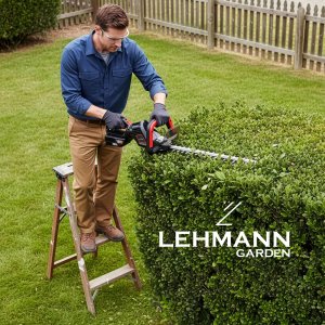 Lehmann HG Nożyce akumulatorowe do żywopłotu przycinania krzewów LGAHT-4045-SET 5