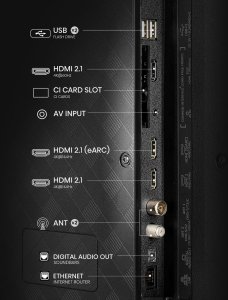 Telewizor Hisense Hisense 50E77Q PRO, QLED TV - 50 - black, UltraHD/4K, triple tuner, USB recording, Time Shift, 144Hz panel 11