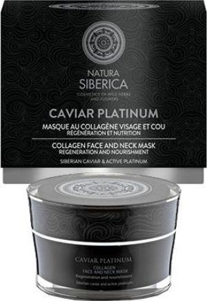 Natura Siberica Caviar Platinum Collagen Face And Neck Mask kolagenowa maseczka do twarzy i szyi 50ml 1
