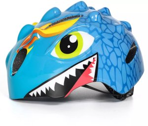 RockBros Kask rowerowy dziecięcy motyw smok lekki 50-54 cm - niebieski WOZINSKY 9
