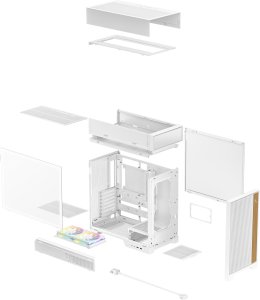 Obudowa Deepcool Deepcool Case | CL660 WH | White | Mid Tower 9