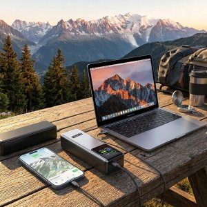 Powerbank Eneron MOCNY POWERBANK SZYBKIE ŁADOWANIE 20000mAh USB-C 100W do LAPTOPA TELEFONU 9