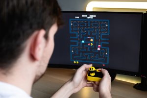 Konsola Gra Tv Retro Arcade Pac-man Plug & Play Bezprzewodowa Pad Kontroler / 320119 12