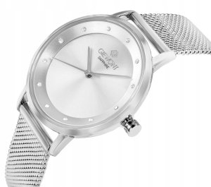 Zegarek Giewont Zegarek Damski Giewont Sapphire Srebrny GW4130-B1 2