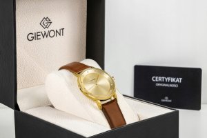 Zegarek Giewont Zegarek Damski Giewont Sapphire Złoty GW4130-A2 9