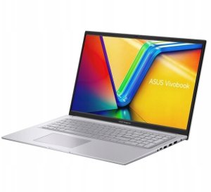 Laptop Asus ASUS Vivobook 17 X1704VA-AU1069W Core 5 120U 17.3"FHD IPS-level Panel 60Hz 250nits AG 16GB DDR5 SSD512 Intel Graphics WLAN+BT Cam720p 50WHrs Win11 Cool Silver 4