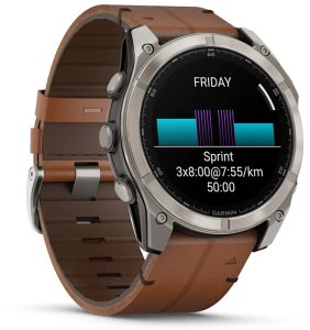 Zegarek sportowy Garmin Fenix 8 AMOLED Brązowy  (010-02905-40) 12