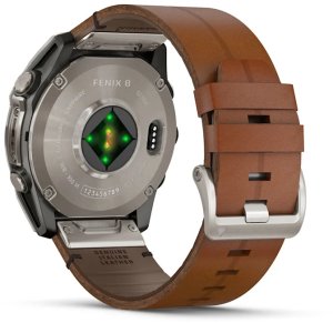 Zegarek sportowy Garmin Fenix 8 AMOLED Brązowy  (010-02905-40) 4