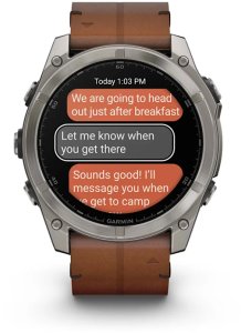 Zegarek sportowy Garmin Fenix 8 AMOLED Brązowy  (010-02905-40) 9