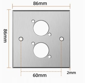 Kera Audio Panel montażowy podwójny Teriux TWP-2-SL 2