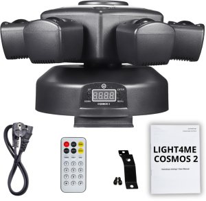 Lampa studyjna LIGHT4ME Ruchomy multiefekt świetlny 7w1 LED DMX BEAM GOBO STROBO LASER LIGHT4ME COSMOS 2 11