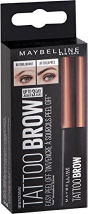 Maybelline  Tattoo Brow Easy Peel Off Tint żel do brwi Medium Brown 4.9ml 3