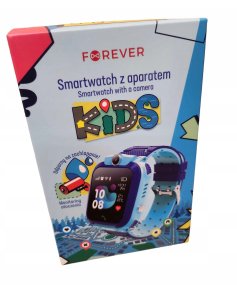 Forever smartwatch kids z aparatem KW-220 niebieski 5