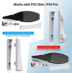 Poziomy stojak / podstawka pod konsolę PS5 Slim / PS5 Pro (Digital & Disc) 4