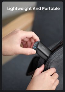 Ładowarka Ładowarka sieciowa ASOMETECH 65W GaN 2xUSB C, 1xUSB A czarna 6