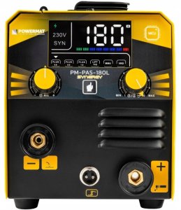 Powermat SPAWARKA INWERTOROWA MIGOMAT FCAW FLUX MMA TIG-LIFT 180A SYNERGIA 2x DRUT 6