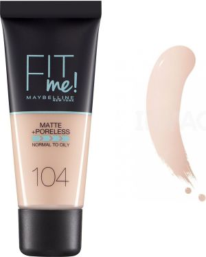 Maybelline  Fit Me Liquid Foundation 104 Soft Ivory 30ml 1