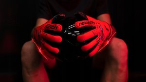 Reusch Rękawice Reusch Attrakt Infinity Finger Support Junior 56 72 710 4127 8