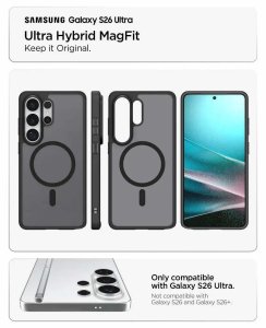 Spigen SPIGEN ULTRA HYBRID MAG MAGSAFE GALAXY S26 ULTRA FROST BLACK 2