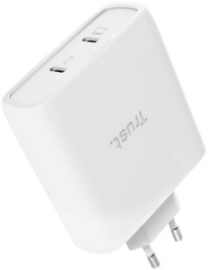 Zasilacz do laptopa Trust TRUST GaN Ładowarka MAXO 100W 2-Port, USB-C, biała 2