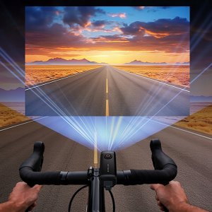 Wideorejestrator Akeeyo Kamera sportowa AKEEYO 710 Lite wideorejestrator na kierownicę na rower motocykl - czarna 7