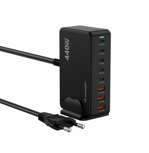 Ładowarka Wozinsky Stacja ładująca Wozinsky WSL-440 440W Gan QC3 - czarna 8