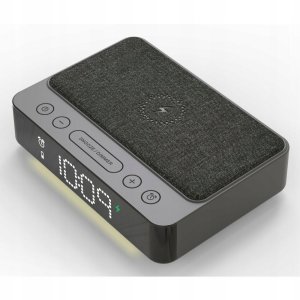 Radiobudzik Sencor SRC 6800 Cyfrowy radiobudzik z ładowarka bezprzewodowa 7