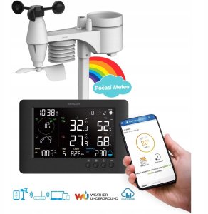 Sencor SWS 10500 WIFI  Stacja pogody PRO 7w1 5