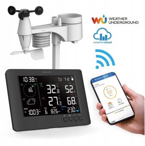 Sencor SWS 10500 WIFI  Stacja pogody PRO 7w1 9