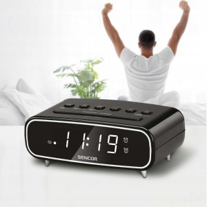 Radiobudzik Sencor SRC 2600 B  Radiobudzik RETRO 3