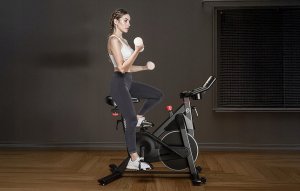 Rower stacjonarny Dymo Rower treningowy DeerRun S500 Pro (czarny) 6