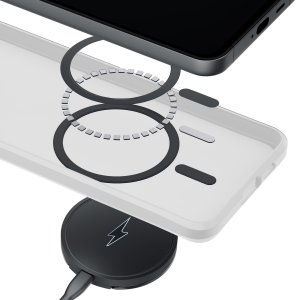 3MK Samsung Galaxy S25 Ultra - 3mk Hardy Hazy MagCase White 3